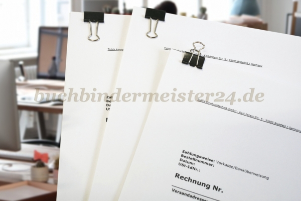 100 Stück - Foldback-Klammern - Vielzweckklemmen - schwarz – Gobrecht &  Ulrich