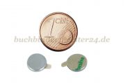 Disc magnets<br>8 x 1 mm<br>self-adhesive