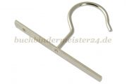 Sample hangers<br>on plate<br>nickel plated