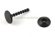 Binding posts for sample collections<br>45 mm length<br>black