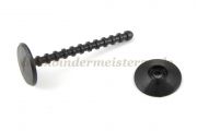 Binding posts for sample collections<br>65 mm length<br>black
