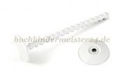 Binding posts for sample collections<br>85 mm length<br>white