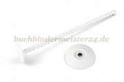 Binding posts for sample collections<br>140 mm length<br>white