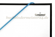 Elastics with 2 T-Ends<br>330 mm, aqua blue