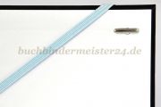 Flat Elastics<br>with 2 T-Ends<br>300 mm, light blue