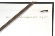 Flachgummi<br>mit 2 Splinten<br>380 mm, braun