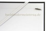 Flachgummi<br>mit 2 Splinten<br>420 mm, weiss