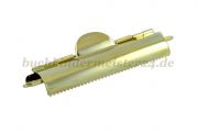 Board clips with grip<br>88 mm width<br>brass plated