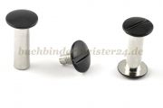 Binding screws<br>40 mm capacity<br>heads black lacquered