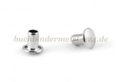 Tubular rivets<br>nickel plated<br>4 X 7 X 7 mm
