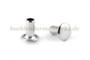 Tubular rivets<br>nickel plated<br>4 X 8 X 8 mm