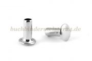Tubular rivets<br>nickel plated<br>4 X 8 X 10 mm