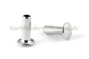 Tubular rivets<br>nickel plated<br>4 X 10 X15 mm
