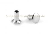 Tubular rivets<br>nickel plated<br>3,8 X 7 X 10 mm