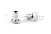 Tubular rivets<br>nickel plated<br>3,8 X 7 X 7.25 mm