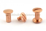 Binding screws<br>15 mm capacity<br>copper plated