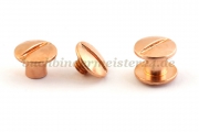 Binding screws<br>8 mm capacity<br>copper plated