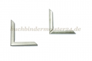 Book corners, alu-look<br>31 mm shank<br>4 mm capacity