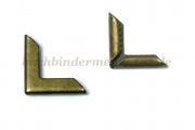 Book corners, antique<br>13 mm shank<br>1.5 mm capacity