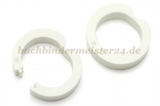 Heftringe aus Kunststoff<br>weiss<br>10 mm