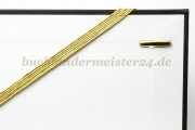 Flachgummi<br>mit 2 Splinten<br>300 mm, gold-metallic