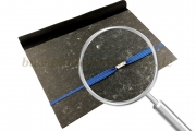 Flachgummi zum Ring<br>580 mm Schnittlänge<br>blau
