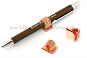 Pen holders with clip<br>one loop<br>copper plated