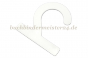 Sample hangers<br>made of plastic<br>72 x 72 x 2 mm<br>white