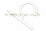 Sample hangers<br>made of plastic<br>70 x 45 x 3 mm<br>white