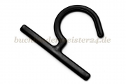 Sample hangers<br>made of plastic<br>70 x 45 x 3 mm<br>black