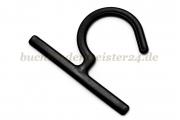 Kollektionshaken<br>aus Kunststoff<br>70 x 45 x 3 mm<br>schwarz