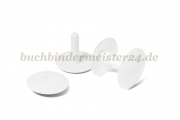 Mini-Bindestifte für Musterkollektionen<br>26 mm lang<br>transp.