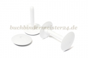 Mini-Bindestifte für Musterkollektionen<br>44 mm lang<br>weiss