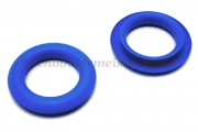 Finger ring eyelets<br>made of plastic<br>blue