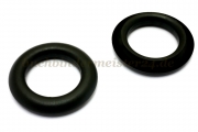 Finger ring eyelets<br>made of plastic<br>black