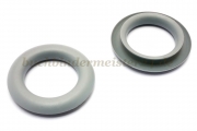 Finger ring eyelets<br>made of plastic<br>grey<br>