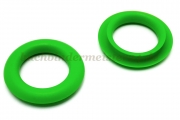 Finger ring eyelets<br>made of plastic<br>green<br>