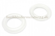 Grifflochringe<br>aus Kunststoff<br>transparent