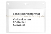 Ausweishüllen Scheckkartenformat<br>Hart-PVC<br>transparent