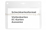 Ausweishülle<br>verstärkte Ausführung<br>matt transparent