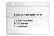Ausweishüllen Scheckkartenformat<br>Hartplastik<br>transparent