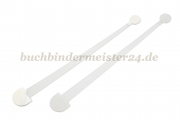 Regalwipper<br>200 mm lang<br>2 Klebeflächen<br>mit Abzieh-Hilfe