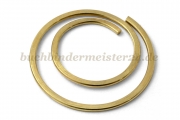 Paperclips round<br>20 mm diameter<br>brass plated