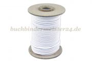 Rundgummi, weiss<br>2 mm Ø<br>20 Meter auf Spule