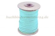 Flachgummi, hellblau<br>5 mm breit<br>20 Meter auf Pappspule