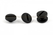 Buchschrauben<br>aus Kunststoff<br>3,5 mm Fassung<br>schwarz