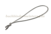 Elastic cord loops<br>125 mm<br>silver