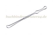 Drahtniederhalter<br>110 mm lang<br>Ringabstand 80 mm