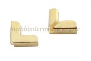 Book corners<br>brass plated<br>20 mm shank<br>5 mm capacity