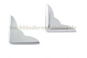 Book corners<br>nickel plated<br>22 mm shank<br>3.5 mm capacity